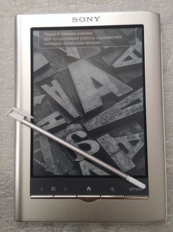 Электронная книга Sony Reader PRS-350,сенсорный экран.