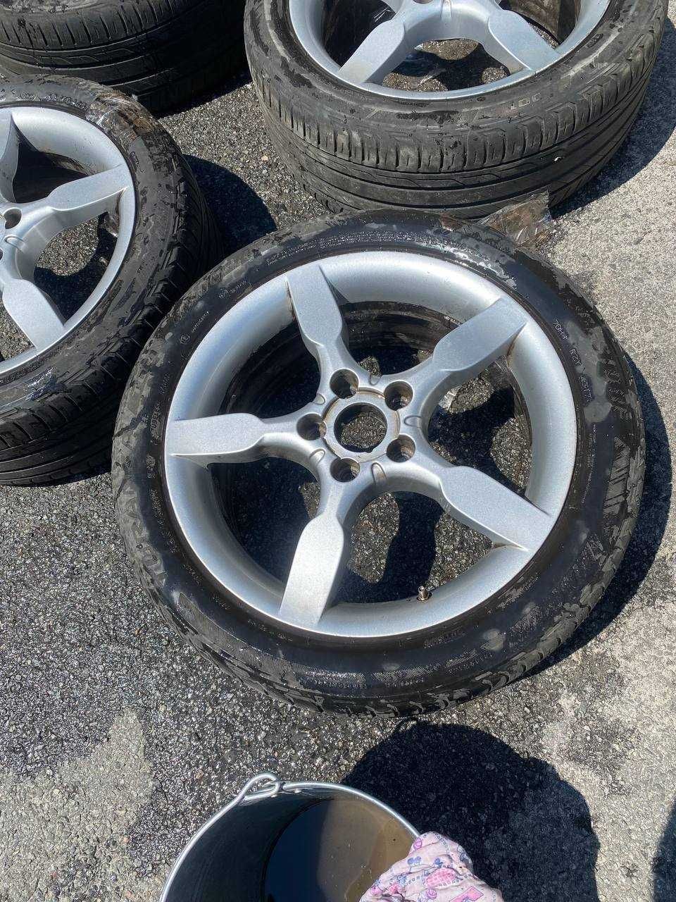 Диски, Шини Bridgestone Turanza VW/Seat 225/45/R17 5*112 7J*17,ET54