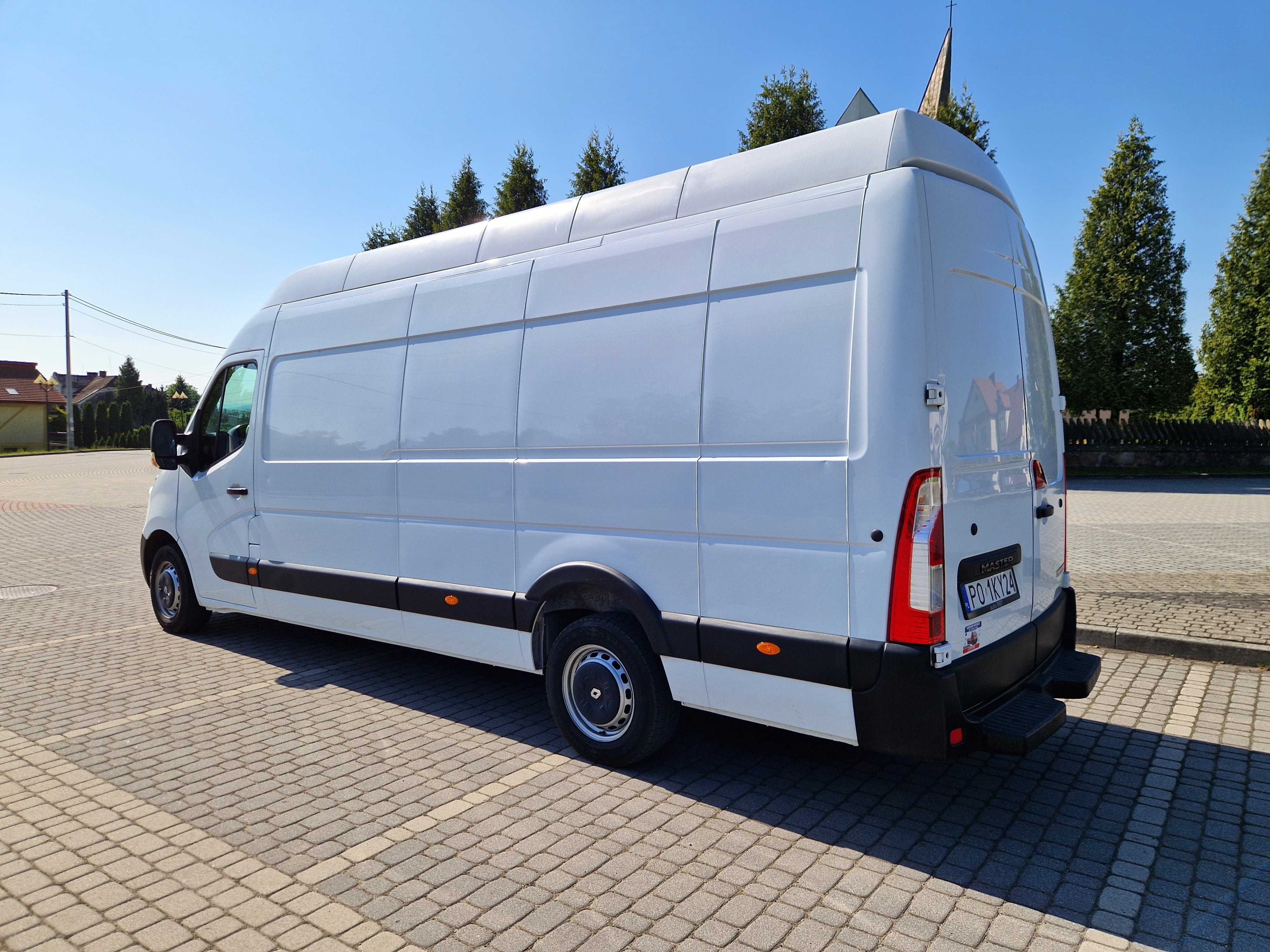 Renault Master Max Długi Furgon L4H3 Krajowy 1Wł Klima Faktura Vat 23%