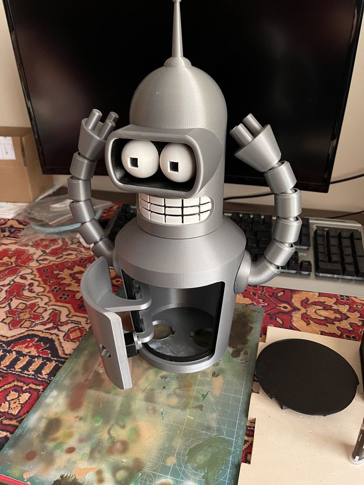 Futurama Bender Robot 57cm wydrukowany na drukarce 3D prusa mk3s+