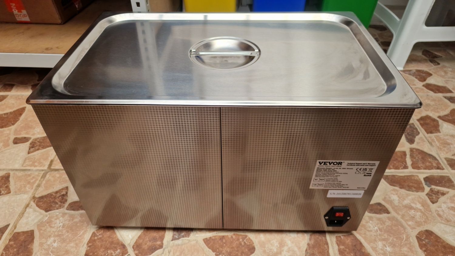 Tanque limpeza ultra-sons 30L