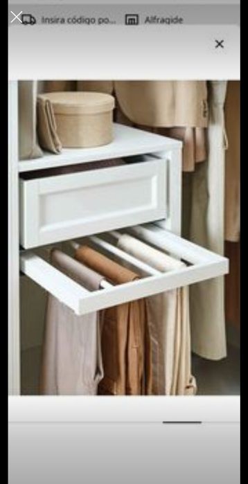 Cabide calças extraível Ikea