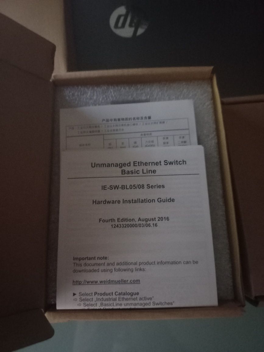 Switch Ethernet Industrial Weidmüller
