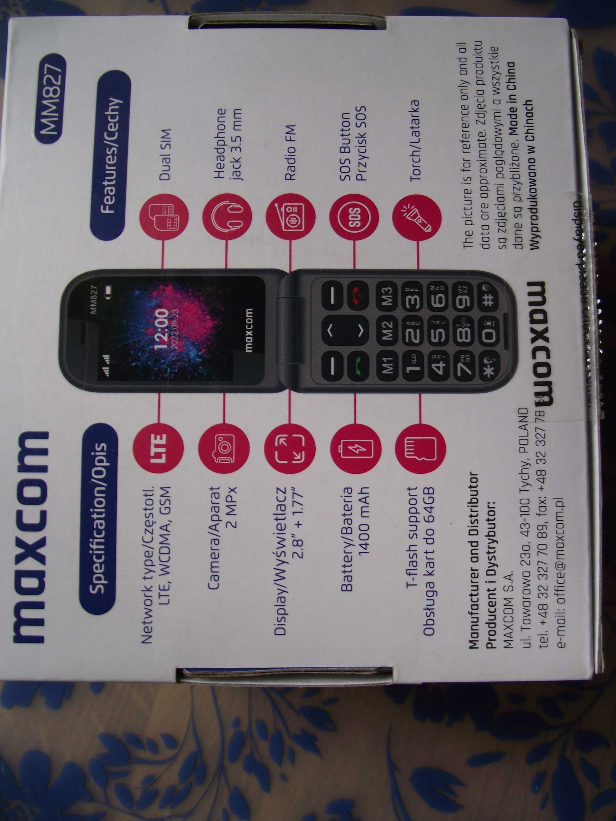 maxcom mm827 nowy