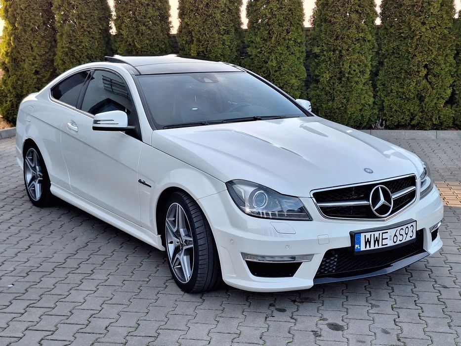 Mercedes-Benz Klasa C 63 AMG Japonia/ stan bardzo dobry/ bezwypadkowy/ 1-wszy lakier