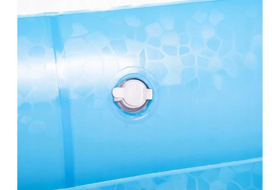 Basen dmuchany ogrodowy prostokątny 200x150cm duży rodzinny dla dzieci