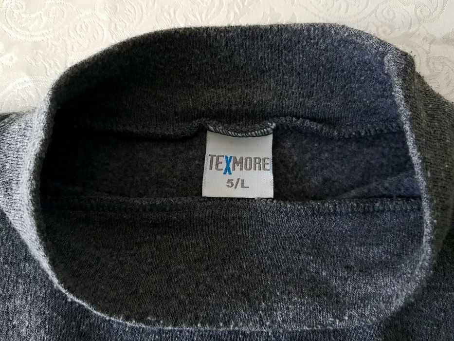 Темно-сірий чоловічій светр. Італія. Бавовна 100%.