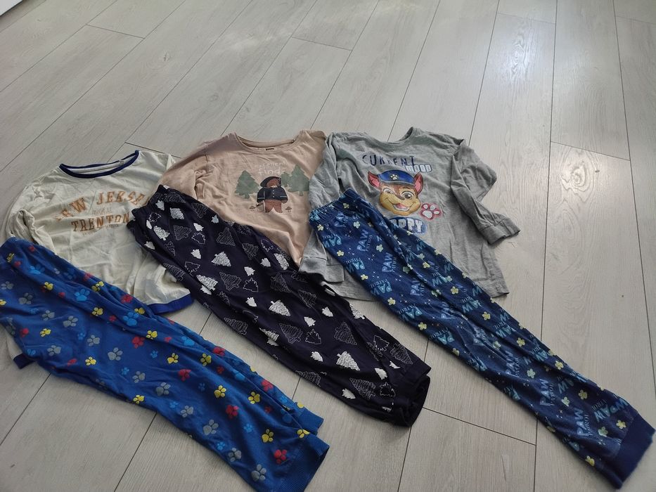 3 szt piżama 128