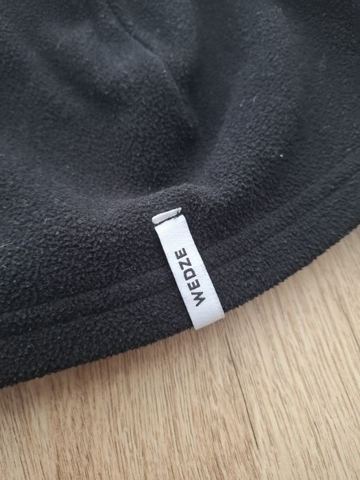 Decathlon Wedze czapka polarowa zimowa czarna rozmiar 54 ciepła