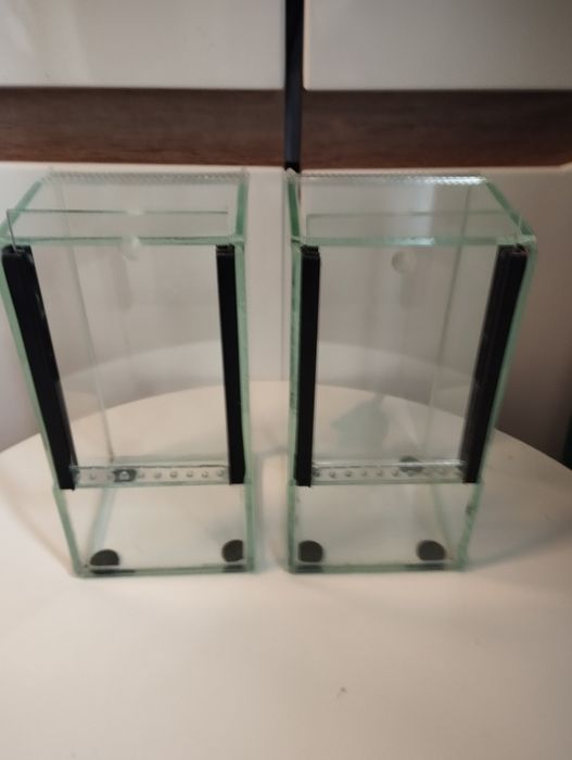 Terrarium 10x10x20 gilotyna - 2 sztuki