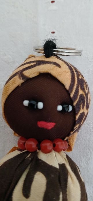 Porta-chaves arte africana