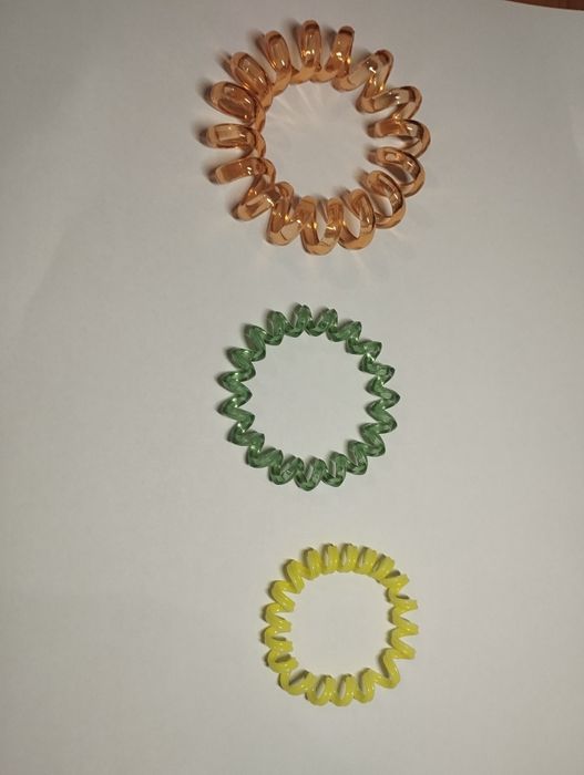 Резинки для волосся, браслет-пружинки