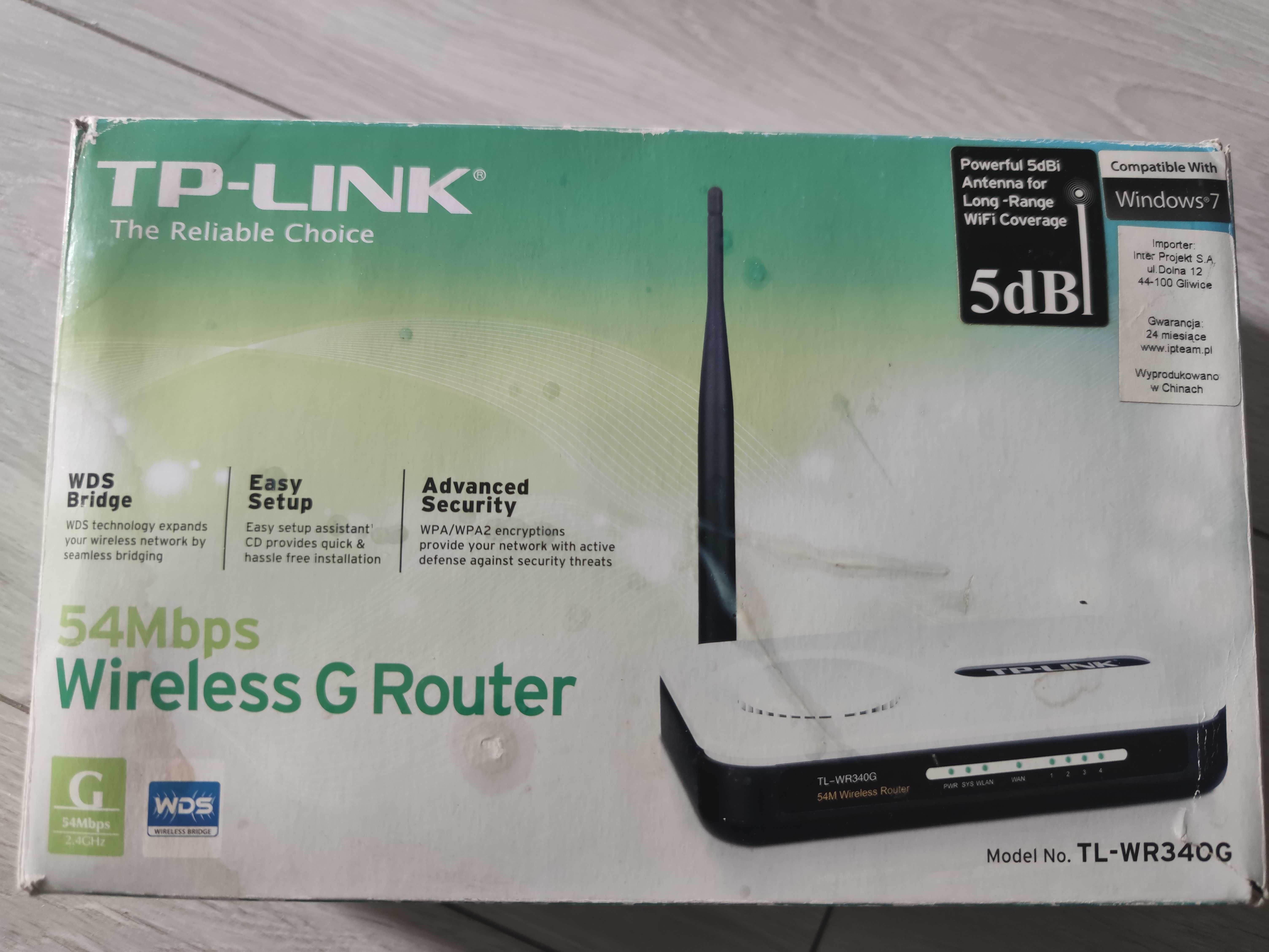 Router TP-LINK TL-WR340G