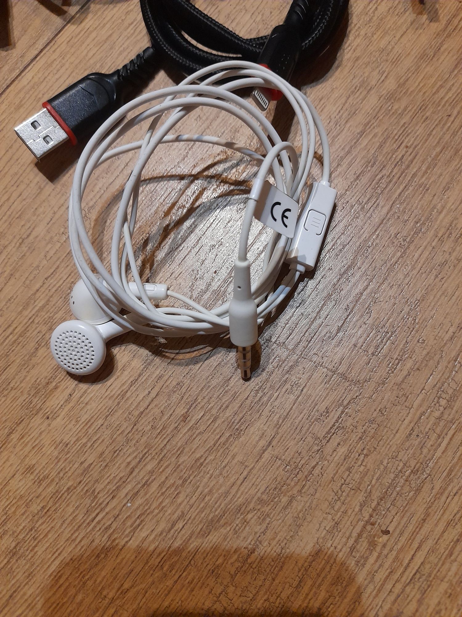 Akcesoria telefoniczne kable zasilające 7szt. słuchawki 5szt.teleskop