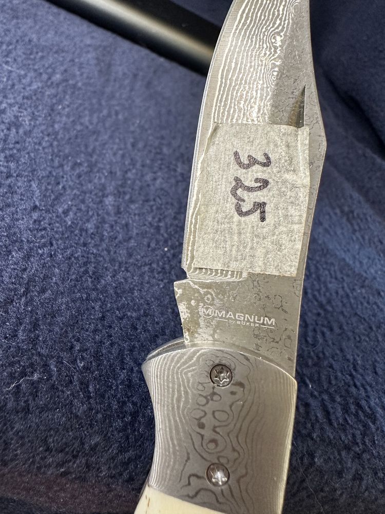 Nóż Magnum Boker Damascus Bone skladany folder