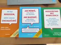 Faber i Mazlish "Jak mówić żeby dzieci nas słuchały" - 3 książki