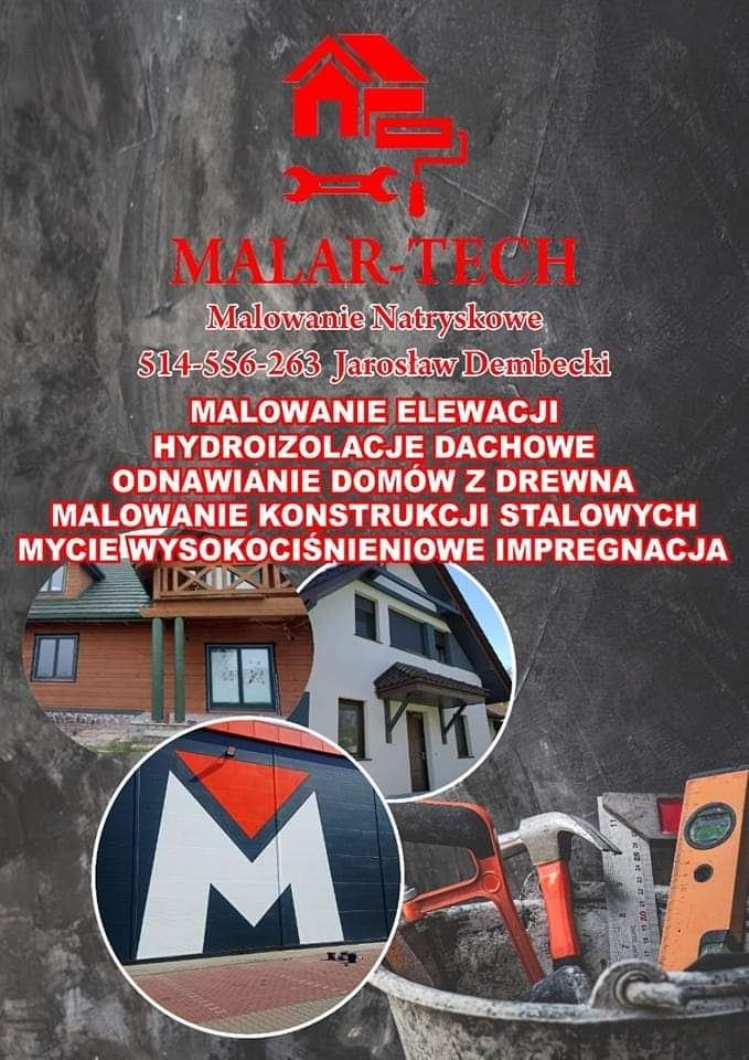 Malowanie elewacji,mycie elewacji ,hydroizolacja ,papowanie ,fasady