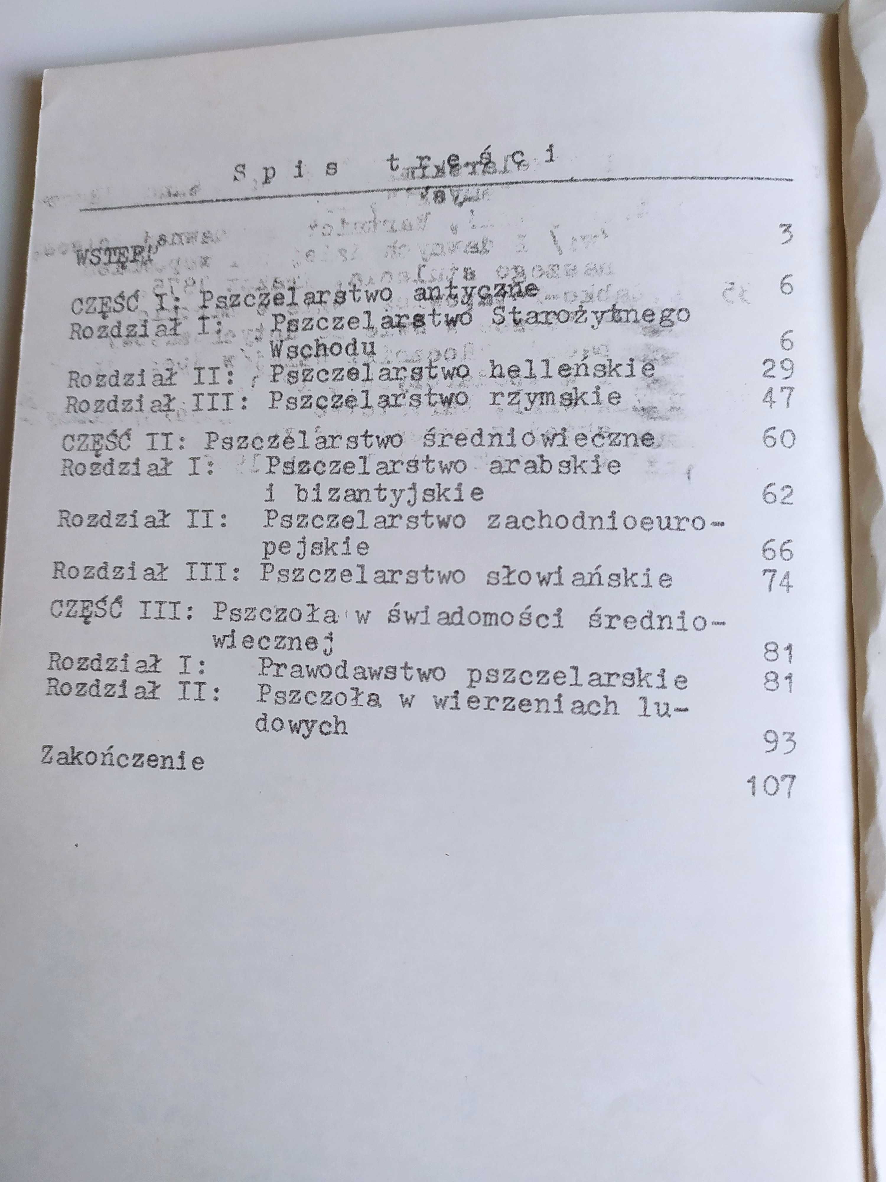 Święta pszczoła Romuald Wróblewski 1987 pszczelarstwo