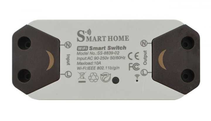 Бездротовий Wi-Fi вимикач Smart Home 220 V 10 A/2200 W (2 шт)