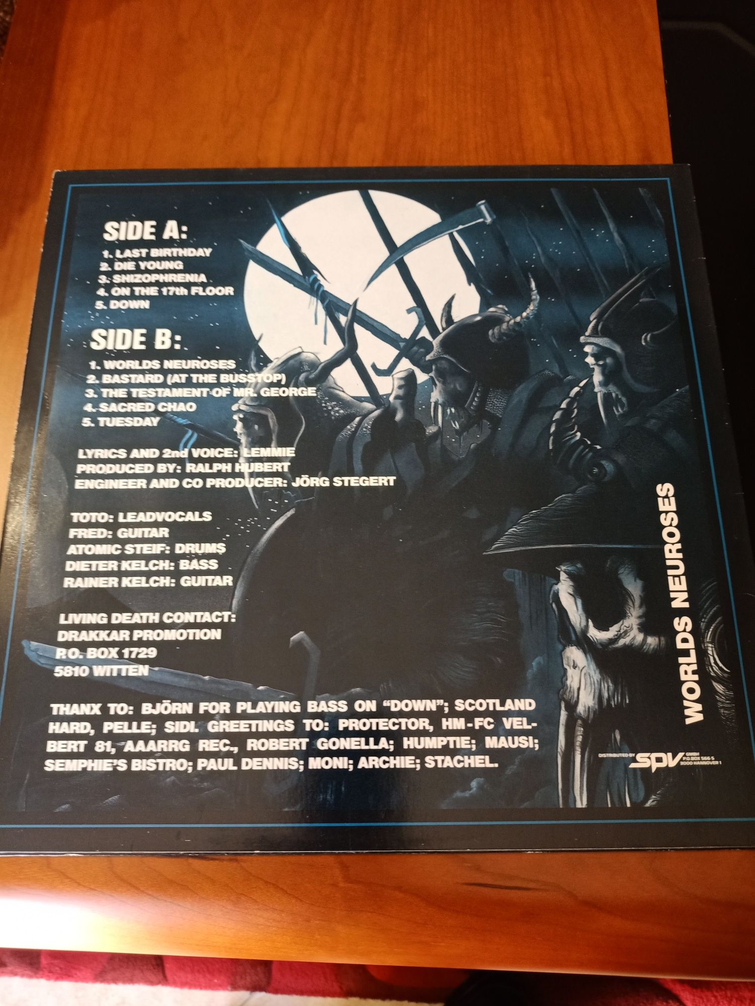 Disco vinil Living Death