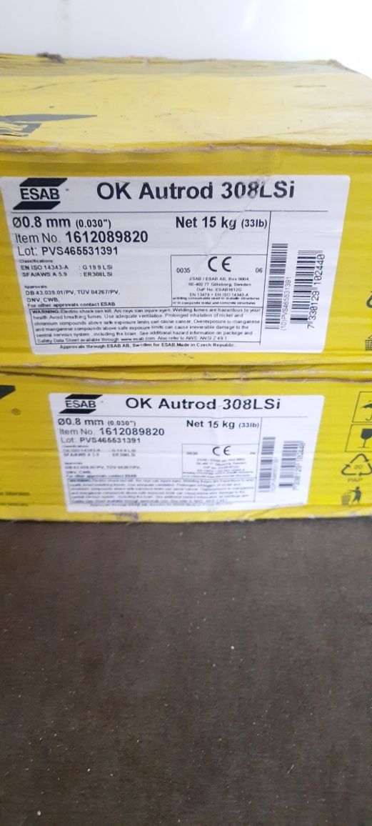 Esab OK Autrod 308LSi drut migomat 0.8mm 15kg