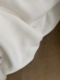 Відріз тканини 100% віскоза літня костюмна біла на сукню шорти брюки