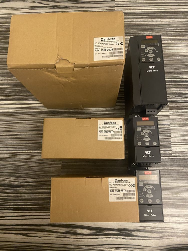 Частотний перетворювач 3ф Danfoss FC 51 0,37кВт, 0,75кВт, 4,0кВт