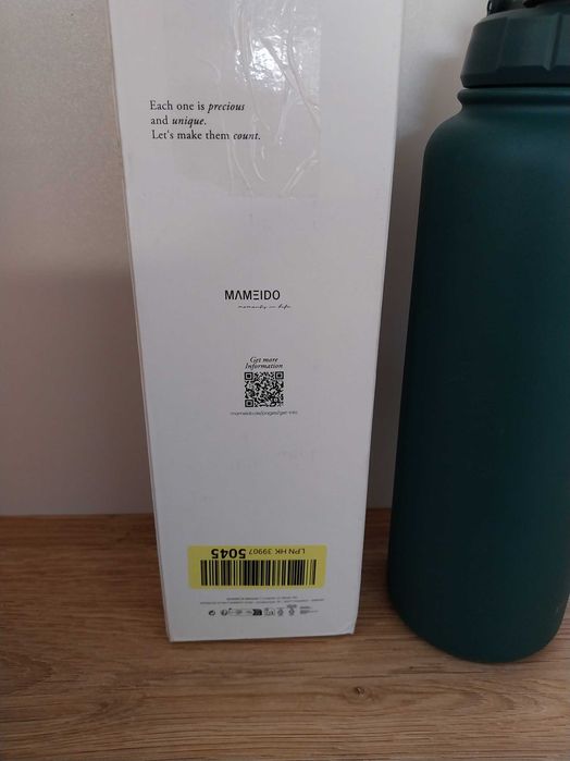 Butelka na Wodę MAMEIDO 1200ml z korkiem