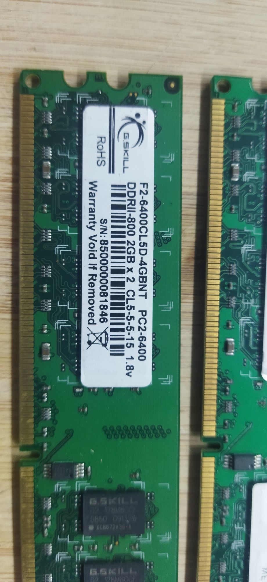 Memórias RAM DDR 2 2x2gb ou 2gb