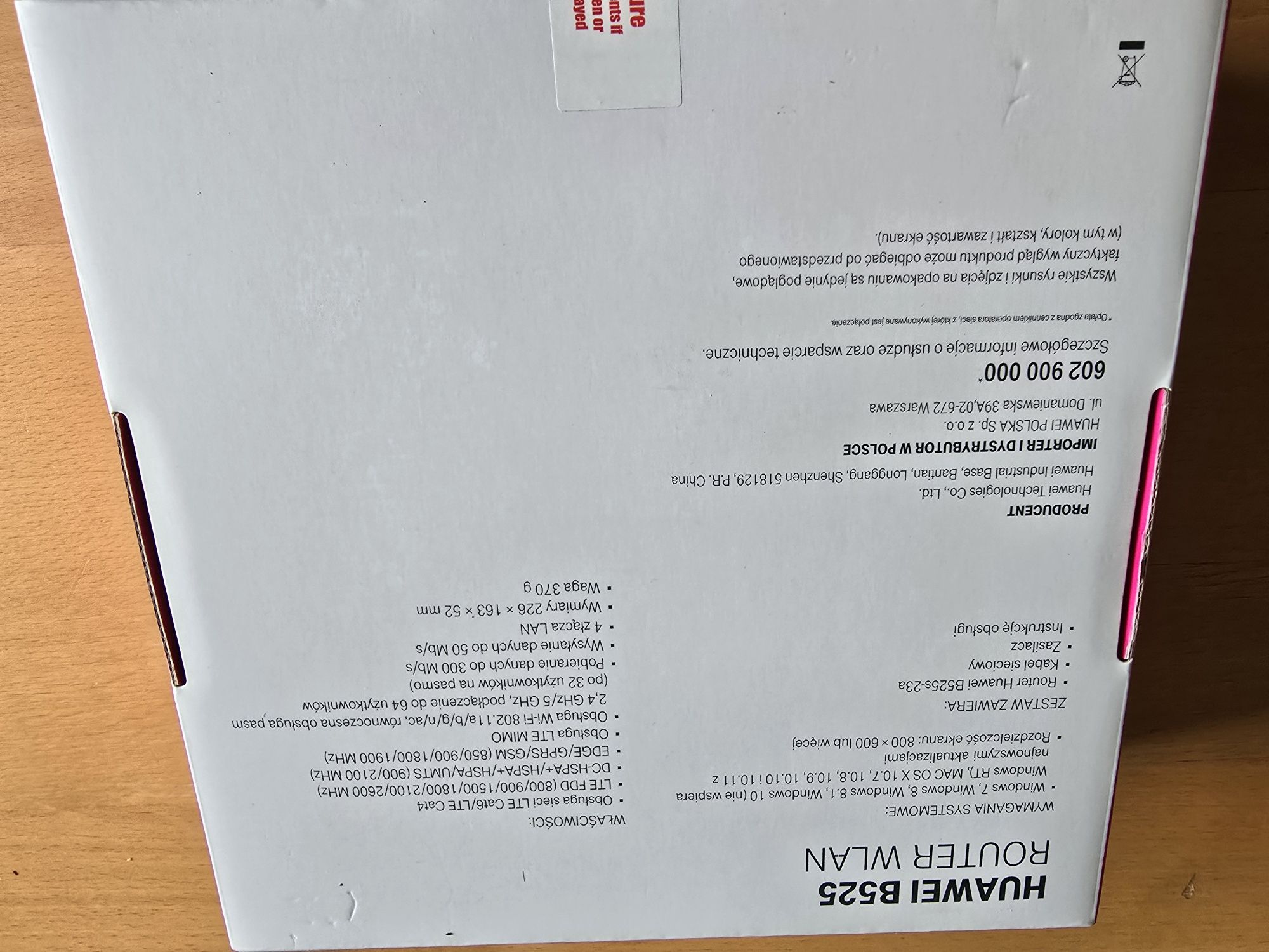 Huawei B525 4 gniazda LAN