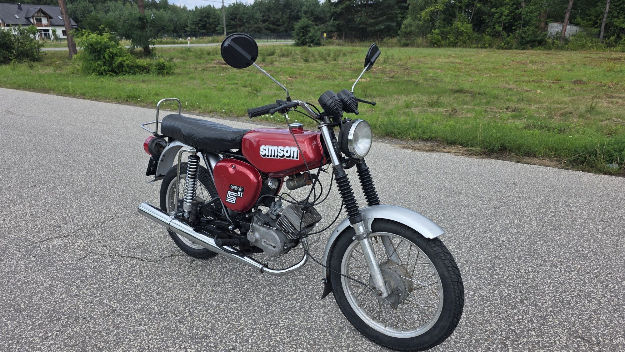 Simson s51 4 biegowy 87r zarejestrowany w Polsce Transport ladny  s51