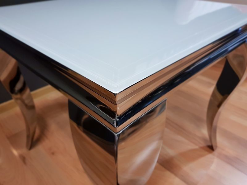Ława stolik kawowy END 60X60 biały GLAMOUR T 780
