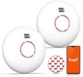 Czujnik dymu smart Wi-Fi/ TUYA, GS558D/ zestaw 2 szt