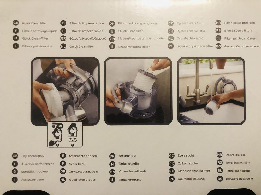 Adpirador Black + Decker de 12v para carro