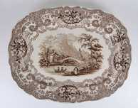 Grande travessa Inglesa Séc. XIX - 38.5 cm (ref.3)