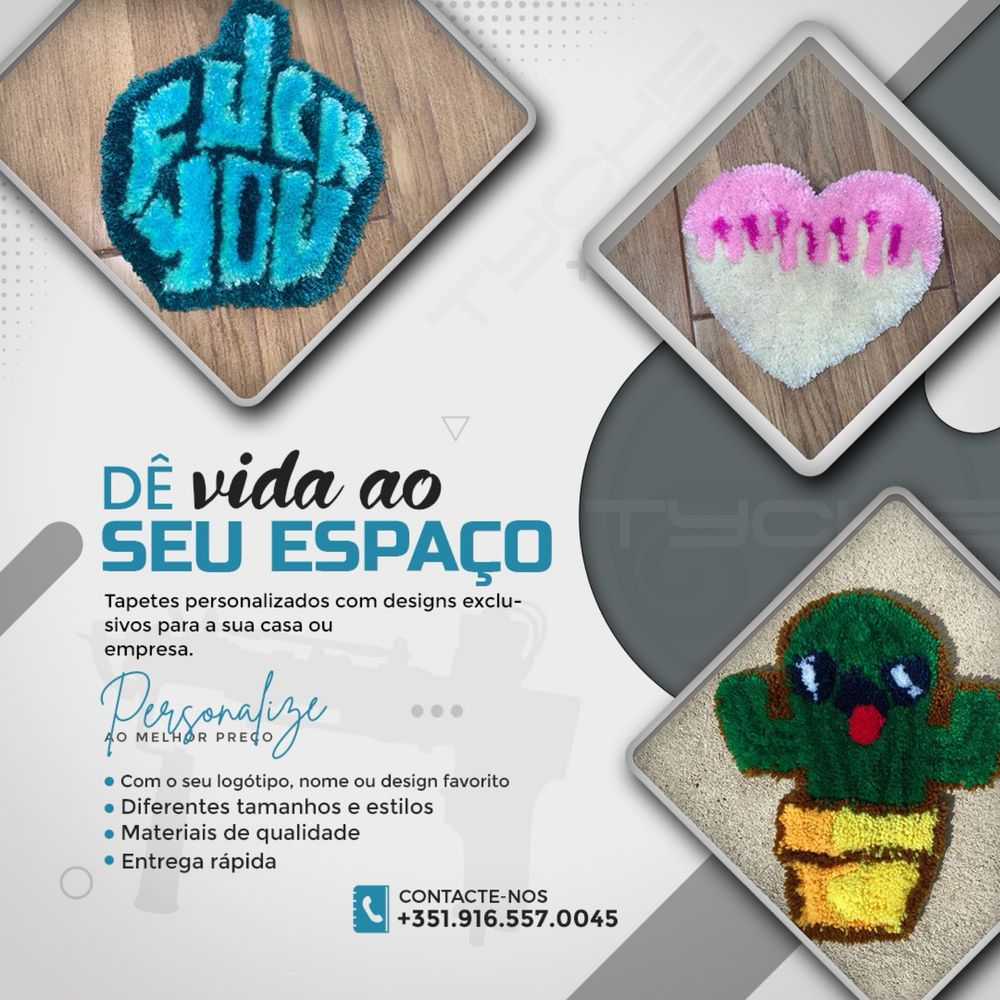 Tapetes personalizados para o seu estilo