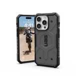 Etui Uag Pathfinder MagSafe do iPhone 15 Pro - srebrny