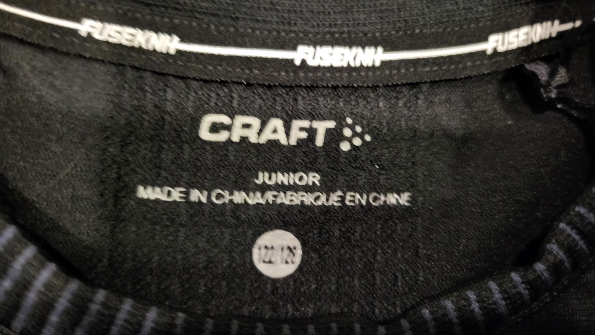 Nowa bluza termoaktywna funkcyjna Craft Fuseknit 122/128