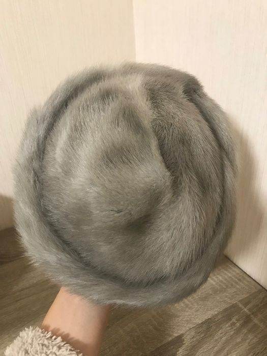 Шапка норка натуральне хутро