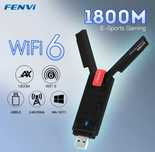 (НОВЫЙ) Двухдиапазонный беспроводной aдаптep WiFi 6 АХ1800Р USB 3.0
