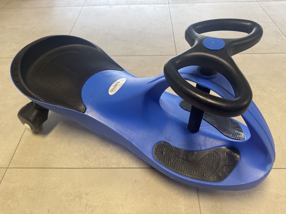 Jeździk Grawitacyjny niebieski, świecące kółka, stan bardzo dobry.