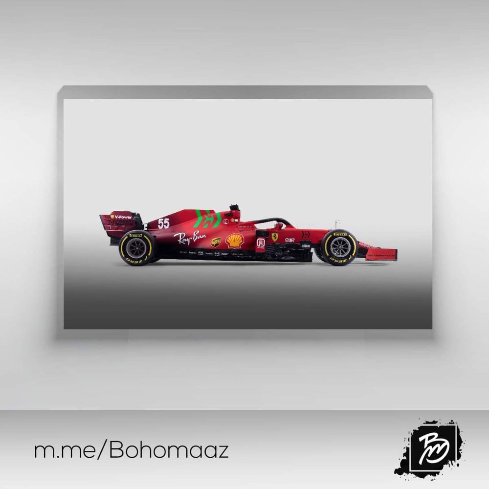 Plakat 100x70cm bolid Ferarri F1 Team