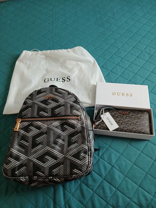 Mochila e carteira Guess novas