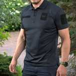Koszulka Polo Taktyczne M TAC Elite COOLMAX Dark Navy Blue OKAZJA