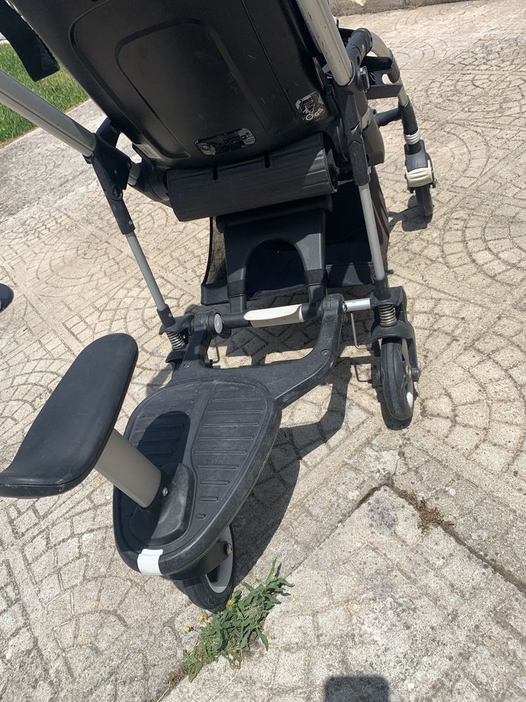 Carrinho bugaboo bee + patim + adaptadores maxicosi