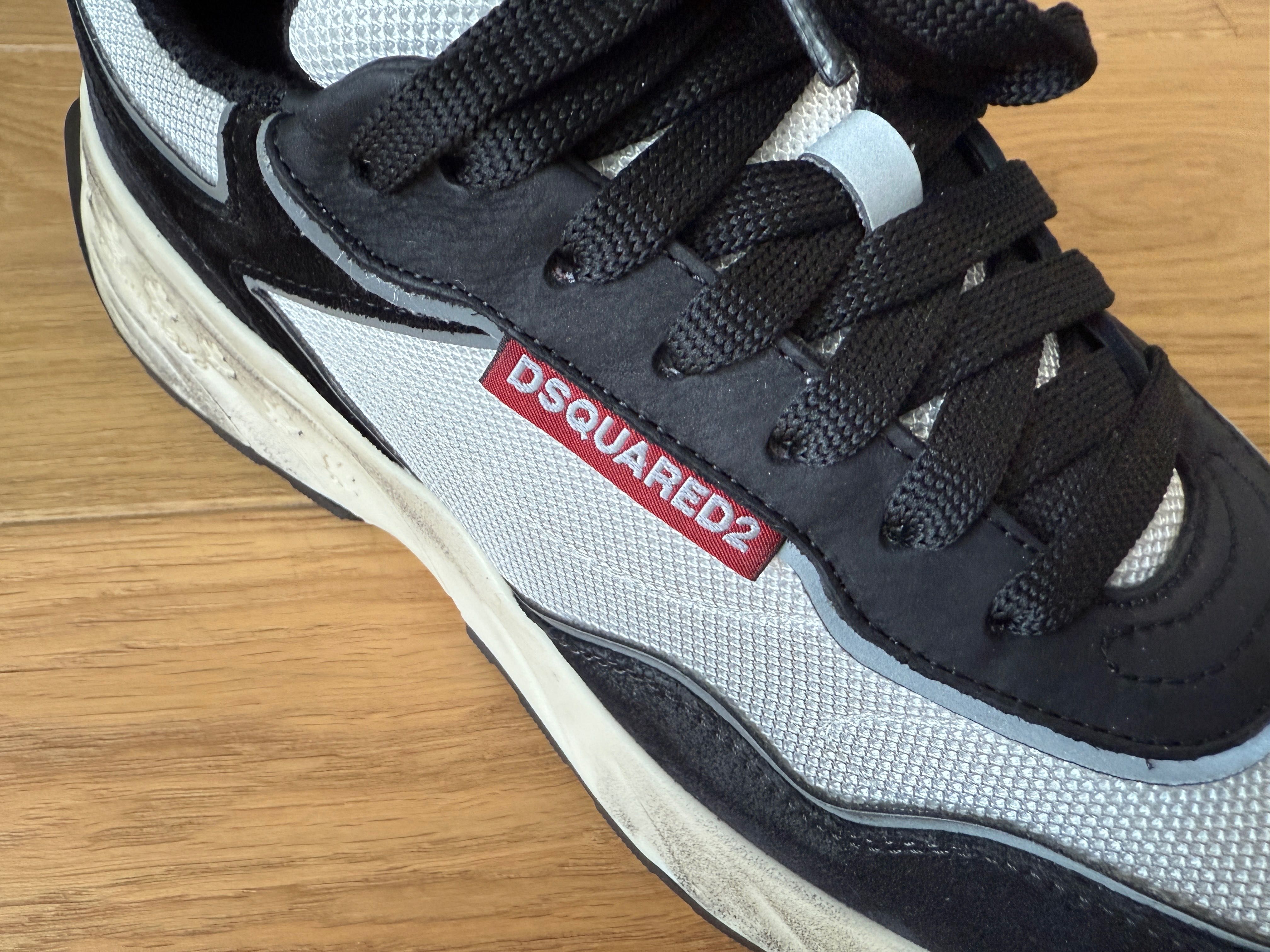 Dsquared2 Męskie Buty Sprinter Czarne 43