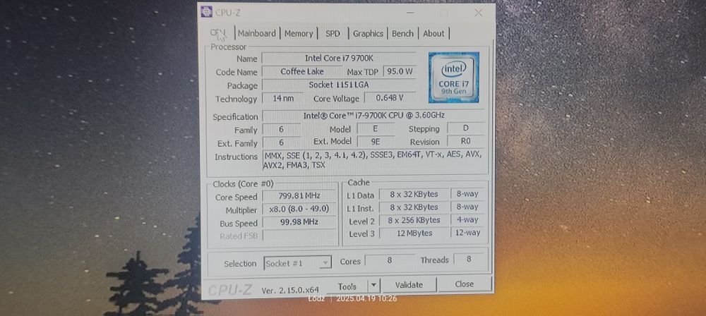 Komputer i7-9700k gskill 32gb  ek corsair magicool rtx 3060ti