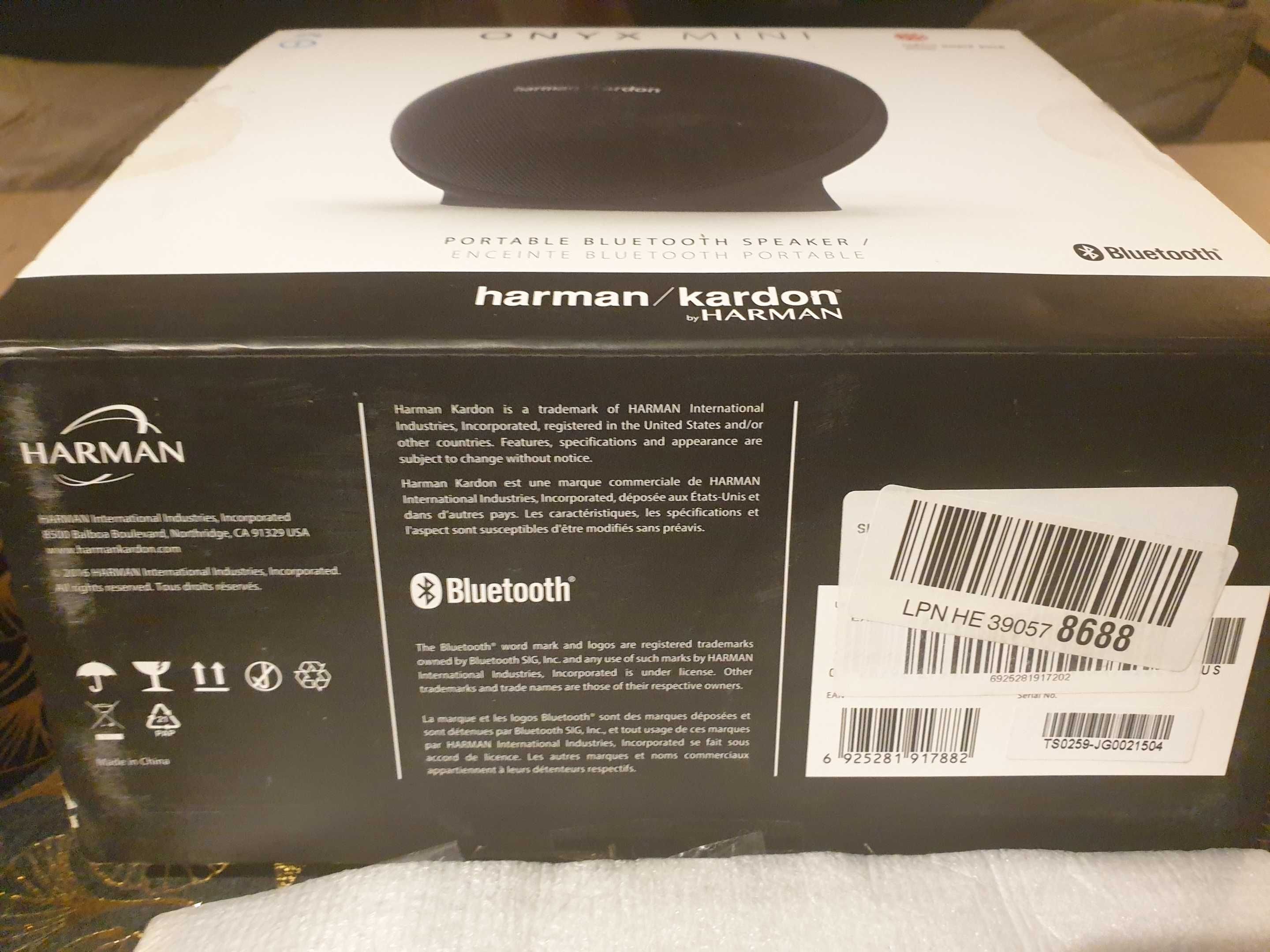 Glosnik przenosny Harman Kardon onyx mini, praktycznie nieuzywany.