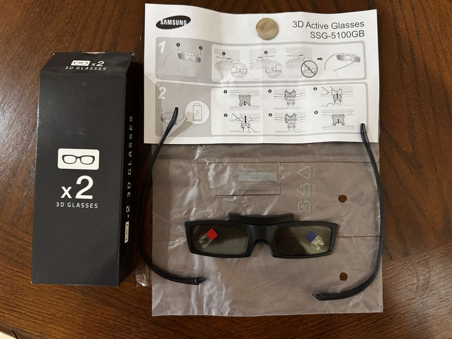 Очки 3D оригинальные новые.