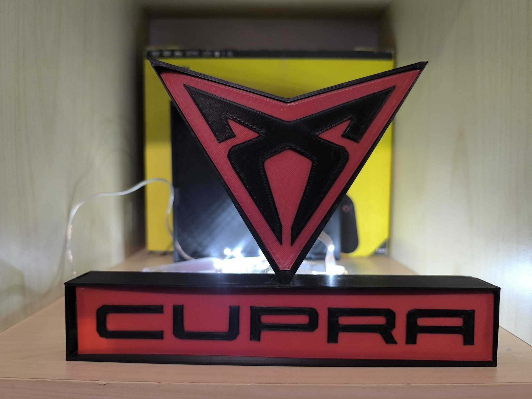 Luminária - Lightbox "Cupra"